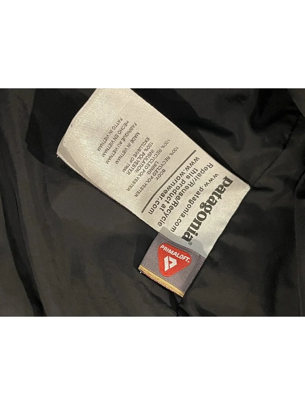 Patagonia Womens Nano Puff Parka Jacket Black Quilted Insulated Coat STY26870 - Picture 6 of 7